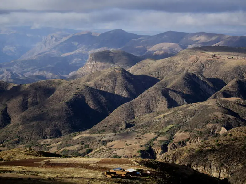Bolivie ravins